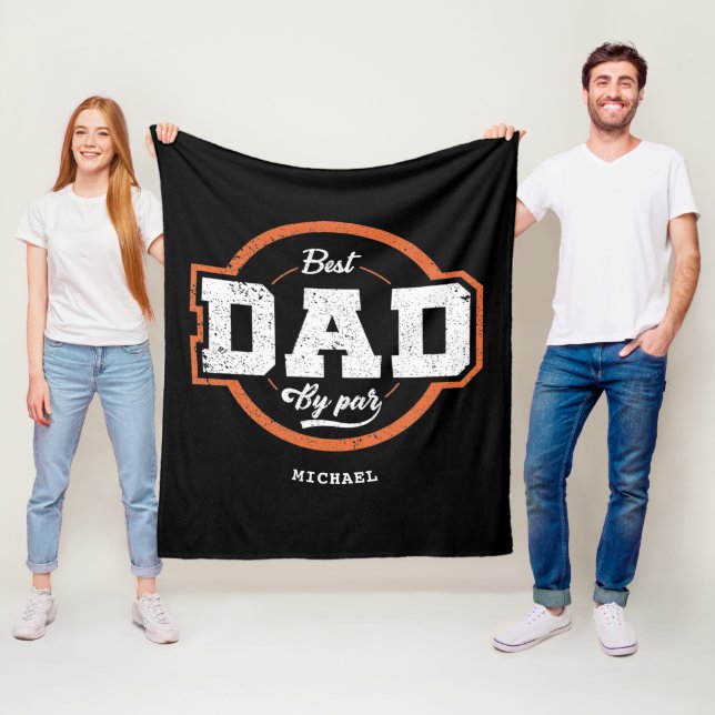 Anpassad textpresent till pappa fleecefilt (På plats)
