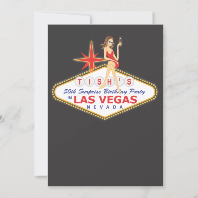 Anpassad - Tish 50-årsdag (Framsida)