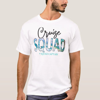 Anpassad titel för Cruise Squad-medlemmar T Shirt