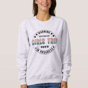 Anpassad tjejresan pågår Gradient Rolig T Shirt
