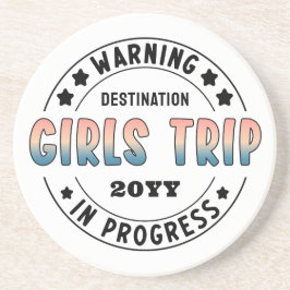 Anpassad tjejresan pågår Gradient Rolig Underlägg