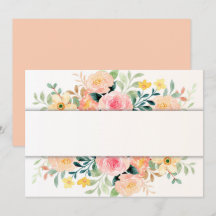 Anpassad tom persikros Floral