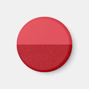 Anpassad Tomatröd Magnet – Splittrat matta + textu