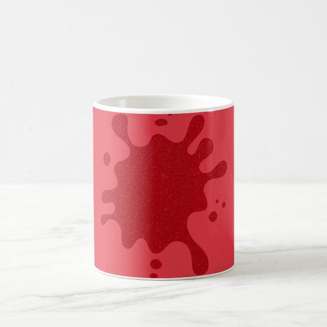 Anpassad Tomatröd Splat-Mugg Kaffemugg (Center)
