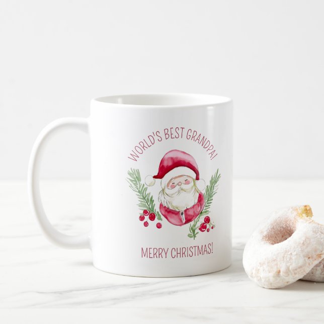 Anpassad tomtemugg gör-det-själv julstämning kaffemugg (Med munk)