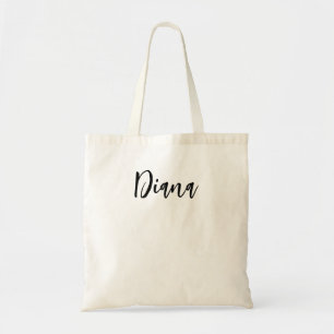 Anpassad Totebag, Lerväska, Personlig Namn Tygkasse