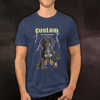 Anpassad Trendig Bootleg Personlig Hund Foto 90tal T Shirt