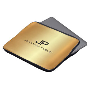 Anpassad Trendig Elegant Modern Lyx Mall Guld Laptop Fodral