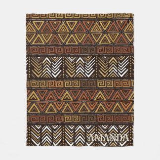 Anpassad Tribal Boho Mönster Fläskfiltfilt Fleecefilt