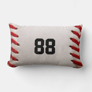 Anpassad tröjnummer baseballspelardesign lumbarkudde