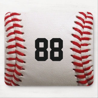 Anpassad tröjnummer Baseballspelardesign Musmatta