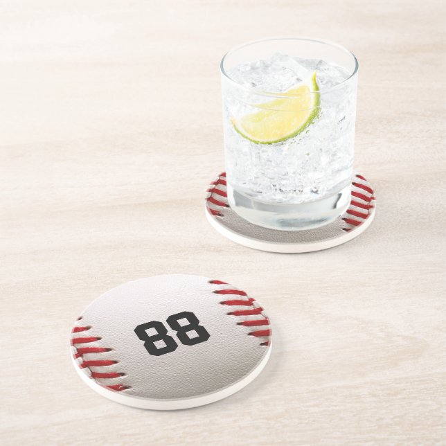 Anpassad tröjnummer Baseballspelardesign Underlägg (Sidan)