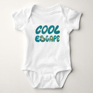 Anpassad tropisk design för babys första resa utom t shirt