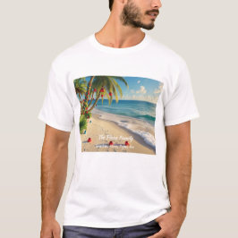 Anpassad Tropisk Jul Familje T-Shirt
