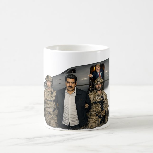 anpassad trump Venezuela Libre Nicolas Maduro  Kaffemugg (Center)