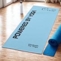 Anpassad tryckt Yoga Crew Babyblå