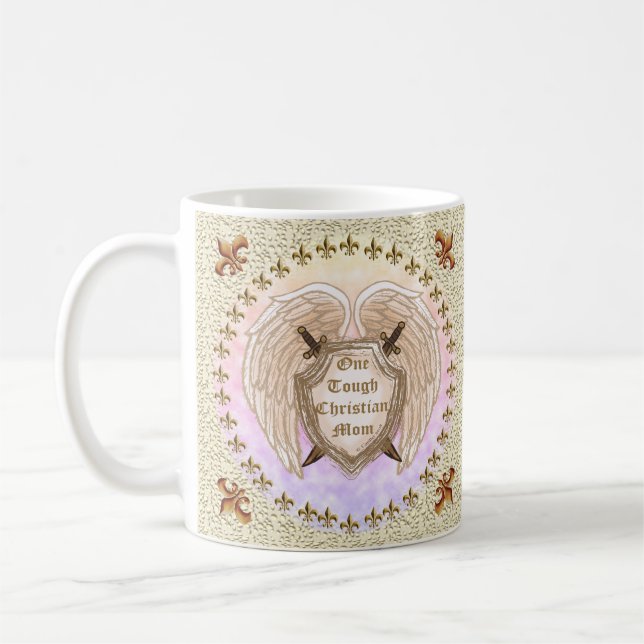 Anpassad Tuff Kriste Troende Mamma-mugg  Kaffemugg (Vänster)
