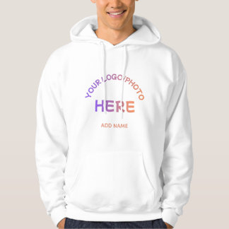 Anpassad tvåsidig företagslogotyp Namn Hoodie