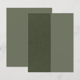 Anpassad tvåtons mossingrön platt "Save The Date"- Spara Datumet