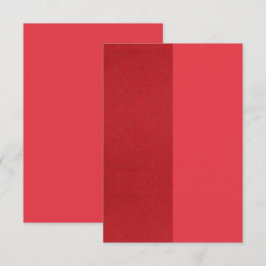 Anpassad tvåtons tomatröd texturerat tackkort tack kort