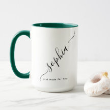 Anpassad typografi Namn Kaffe