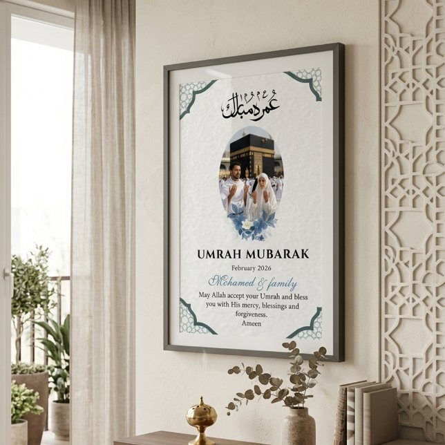 Anpassad Umrah Mubarak fotoposter Islamsk pilgrims Poster (Skapare uppladdad)
