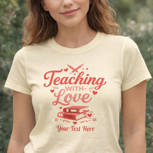 Anpassad undervisning med kärlek Alla hjärtans dag T Shirt