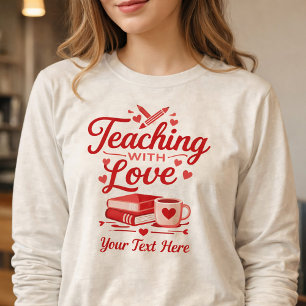 Anpassad undervisning med kärlek Alla hjärtans dag T Shirt