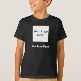 Anpassad ungdomssportslag med spelarnummer t shirt