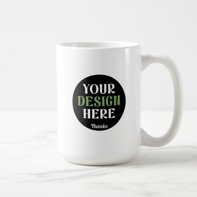 anpassad, unik, snygg & minimalistisk hershey®'s k kaffemugg (Höger)