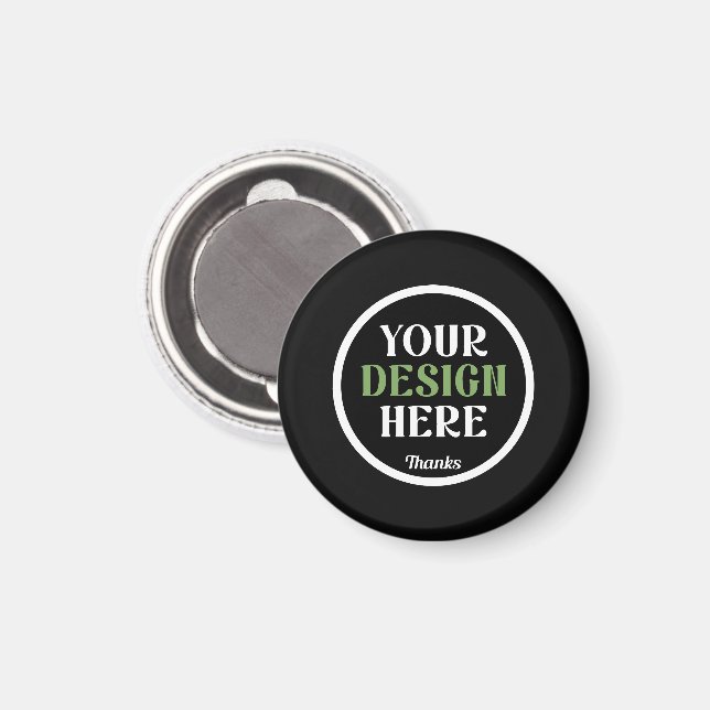 anpassad, unik, snygg & minimalistisk hershey®'s k magnet (Front/Back)