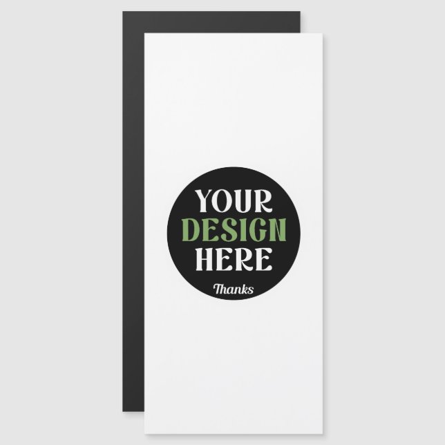 anpassad, unik, snygg & minimalistisk hershey®'s k magnetisk inbjudningskort (Fram/baksida)