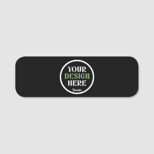 anpassad, unik, snygg & minimalistisk hershey®'s k namnbricka