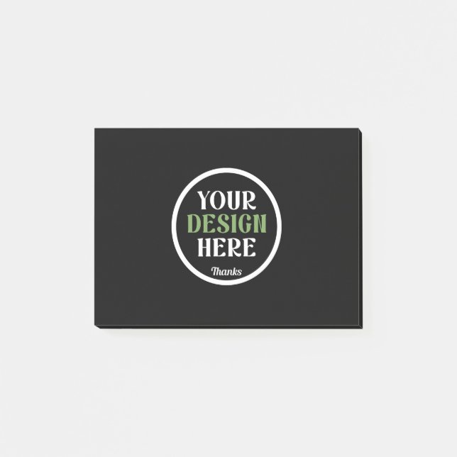 anpassad, unik, snygg & minimalistisk hershey®'s k post-it block (Framsida)