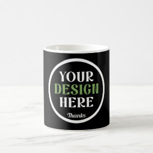 anpassad, unik, snygg & minimalistisk magisk mugg