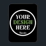 anpassad, unik, snygg & minimalistisk magnet<br><div class="desc">Denna design är tillgänglig för alla. Anpassa gärna logotypen,  bilderna,  texten och färgerna enligt dina önskemål. Tack så mycket.</div>