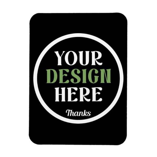 anpassad, unik, snygg & minimalistisk magnet (Vertikal)