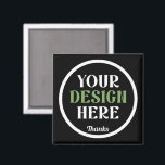 anpassad, unik, snygg & minimalistisk magnet<br><div class="desc">Denna design är tillgänglig för alla. Anpassa gärna logotypen, bilderna, texten och färgerna enligt dina önskemål. Tack så mycket.</div>