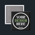 anpassad, unik, snygg & minimalistisk magnet<br><div class="desc">Denna design är tillgänglig för alla. Anpassa gärna logotypen,  bilderna,  texten och färgerna enligt dina önskemål. Tack så mycket.</div>