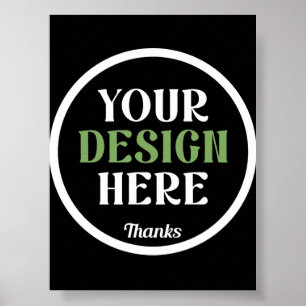 anpassad, unik, snygg & minimalistisk poster