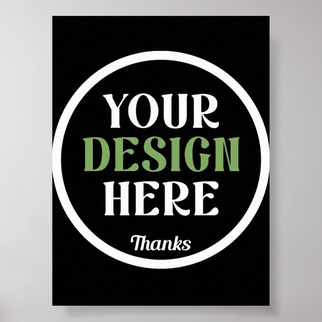 anpassad, unik, snygg & minimalistisk poster (Framsidan)