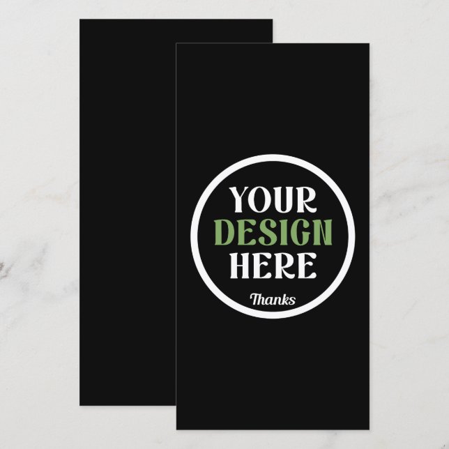 anpassad, unik, snygg och minimalistisk hershey®'s tack kort (Fram/baksida)