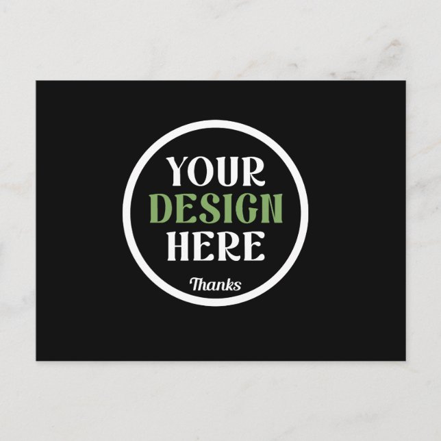 anpassad, unik, snygg och minimalistisk hershey®'s vykort (Framsida)