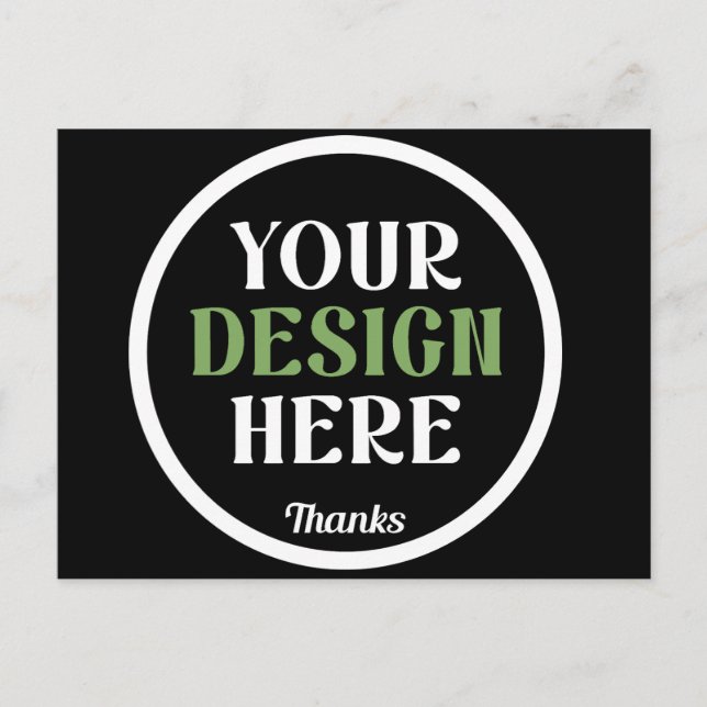 anpassad, unik, snygg och minimalistisk hershey®'s vykort (Framsida)