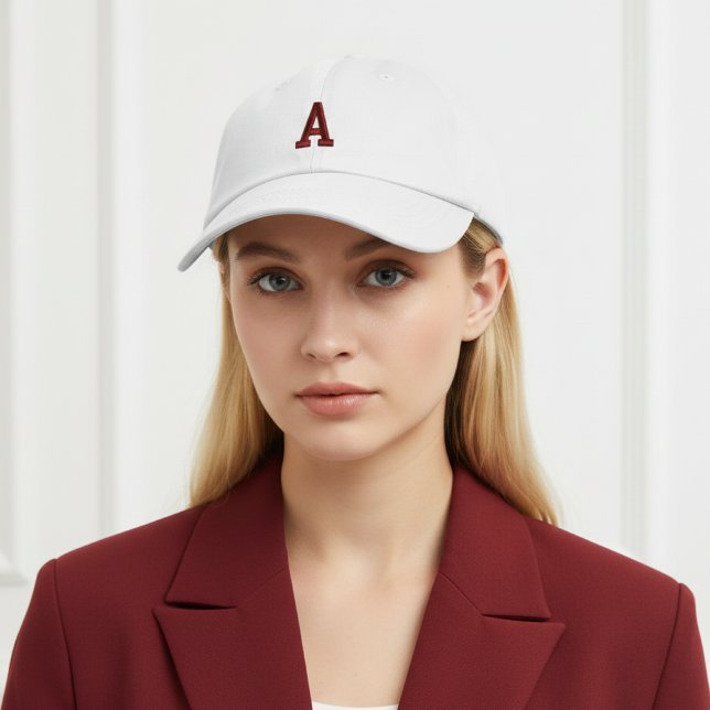 Anpassad Unisex Initial Keps Födelsedagspresent åt (Monogram Baseball Cap Birthday Gift for Her or him, Personalized Unisex Cap Gift for Mom or Friends)