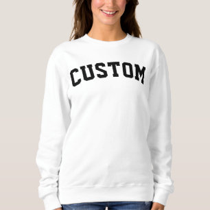 Anpassad universitets högskola brevgåva crewneck t shirt