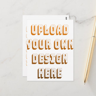 Anpassad uppladdad designprodukt vykort