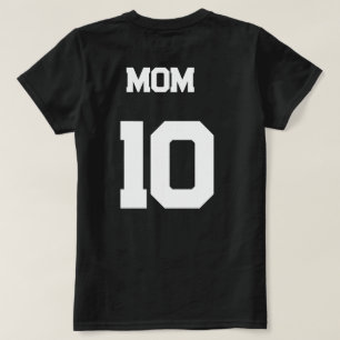 Anpassad USA-fotbollsmammatröja Personlig Mor T Shirt