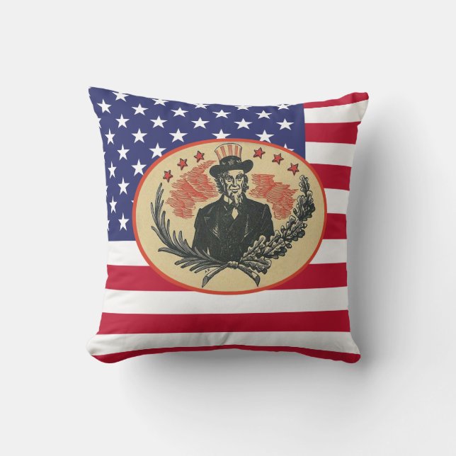 Anpassad USA Presidentflagga Kudde (Framsida)