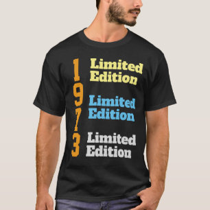 ANPASSAD UTGÅVA FLERFALDIGT BEGRÄNSAD VERTIKAL ÅR T SHIRT